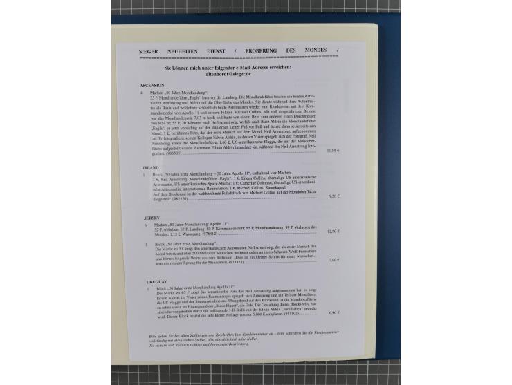 1969/2019, MNH collection of stamps and souvenir/mini/de luxe sheets in seven binders, comprising a wide range of attractive 