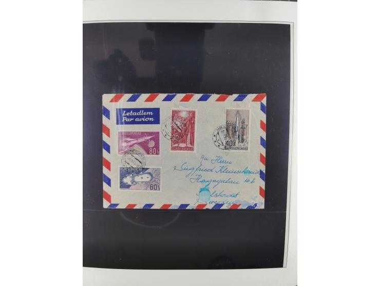 1962/2019, thematic collection with commemorative covers/cards and some MNH material, incl. imperfs, Romania 1971 Sojuz 11 so