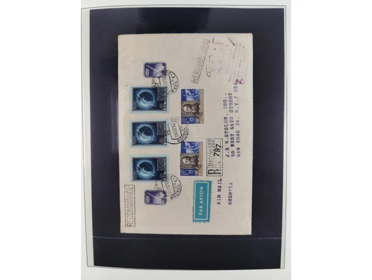 1962/2019, thematic collection with commemorative covers/cards and some MNH material, incl. imperfs, Romania 1971 Sojuz 11 so