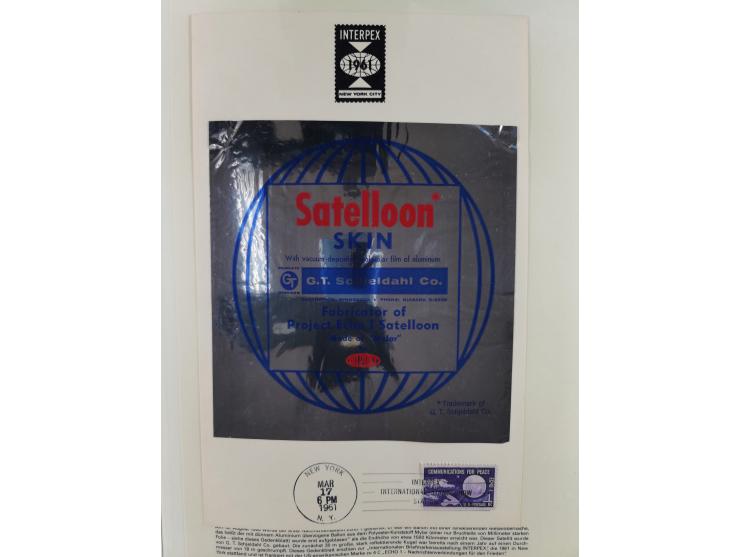 1962/2019, thematic collection with commemorative covers/cards and some MNH material, incl. imperfs, Romania 1971 Sojuz 11 so