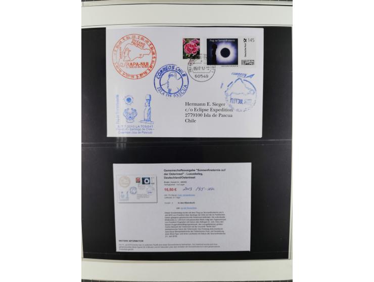 1962/2019, thematic collection with commemorative covers/cards and some MNH material, incl. imperfs, Romania 1971 Sojuz 11 so