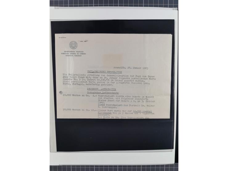 1962/2019, thematic collection with commemorative covers/cards and some MNH material, incl. imperfs, Romania 1971 Sojuz 11 so