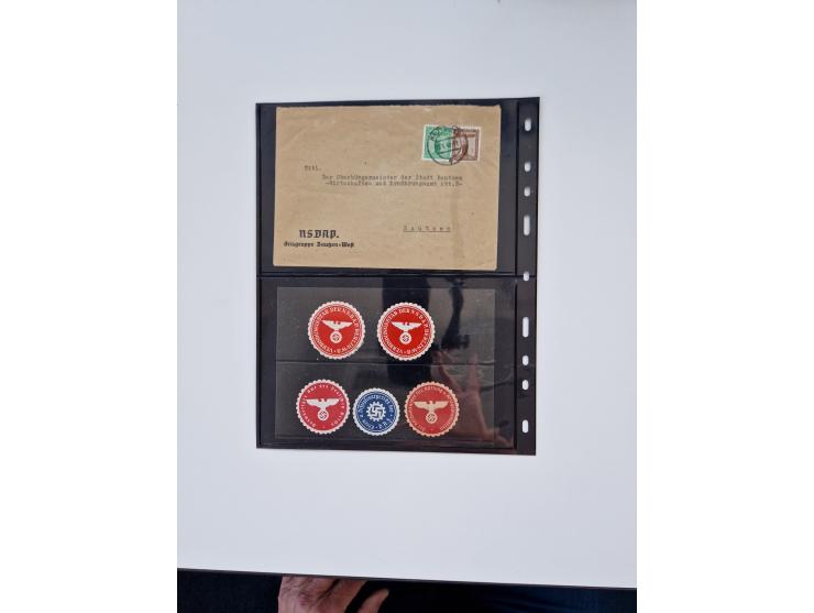 1933/45, Propaganda, umfangreiche und aussagekräftige Sammlung zum Thema: Hitlers verbrecherische NSDAP und ihre zerstörerisc