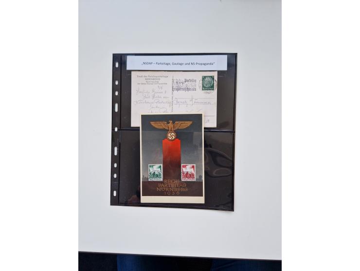1933/45, Propaganda, umfangreiche und aussagekräftige Sammlung zum Thema: Hitlers verbrecherische NSDAP und ihre zerstörerisc