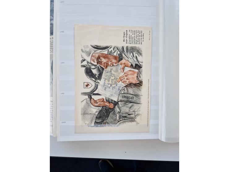 1933/45, Propaganda, umfangreiche und aussagekräftige Sammlung zum Thema: Hitlers verbrecherische NSDAP und ihre zerstörerisc