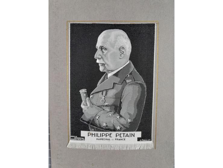 1944, Petain 1,50 Fr., kleine Spezialsammlung der Mi. 42, dabei ungezähnter und teilgezähnter Viererblock, Bogenteile, etc.