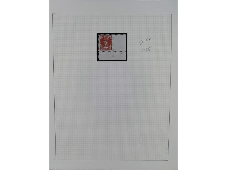 1944, Petain 1,50 Fr., kleine Spezialsammlung der Mi. 42, dabei ungezähnter und teilgezähnter Viererblock, Bogenteile, etc.