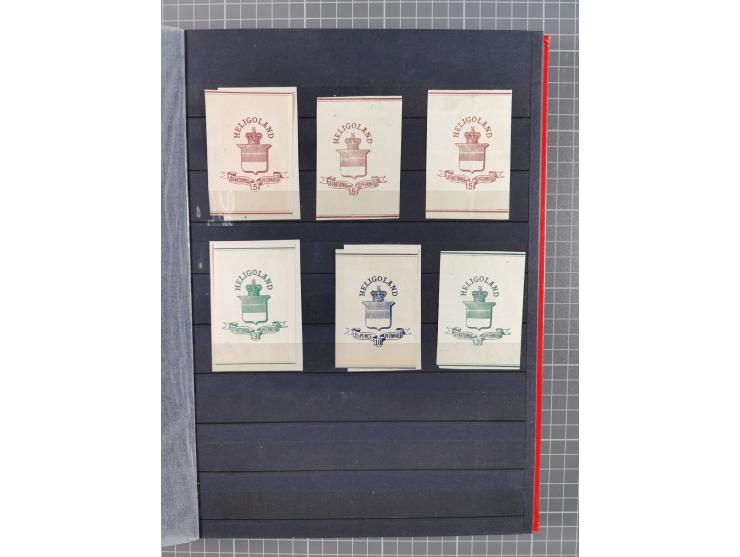 1876/90, Partie von über 40 Belegen, mit Einzel-, Mehrfach- und Mischfrankaturen, dabei einige Ansichtskarten, ungebrauchte K