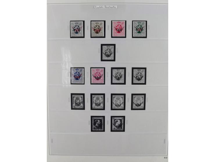 1849/1990, comprehensive mint and used collection in nine binders, except some issues more than complete, showing a deeply sc