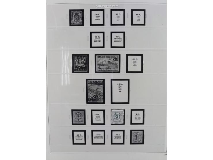 1849/1990, comprehensive mint and used collection in nine binders, except some issues more than complete, showing a deeply sc