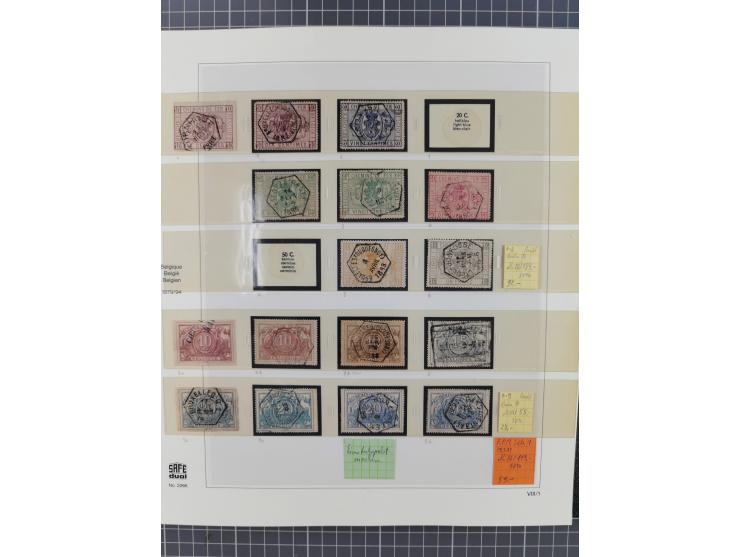 1849/1990, comprehensive mint and used collection in nine binders, except some issues more than complete, showing a deeply sc