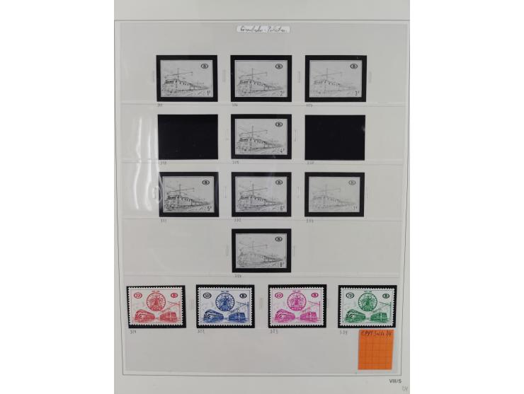 1849/1990, comprehensive mint and used collection in nine binders, except some issues more than complete, showing a deeply sc