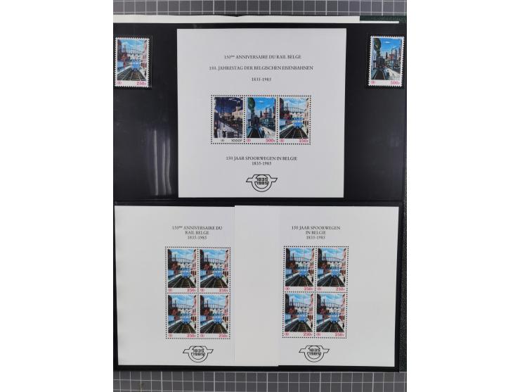 1849/1990, comprehensive mint and used collection in nine binders, except some issues more than complete, showing a deeply sc