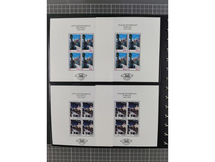 1849/1990, comprehensive mint and used collection in nine binders, except some issues more than complete, showing a deeply sc