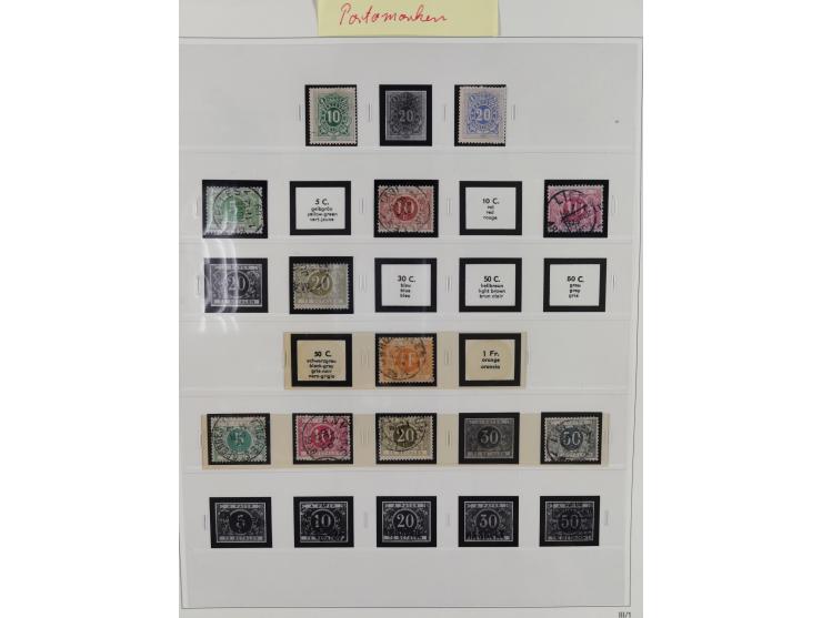 1849/1990, comprehensive mint and used collection in nine binders, except some issues more than complete, showing a deeply sc