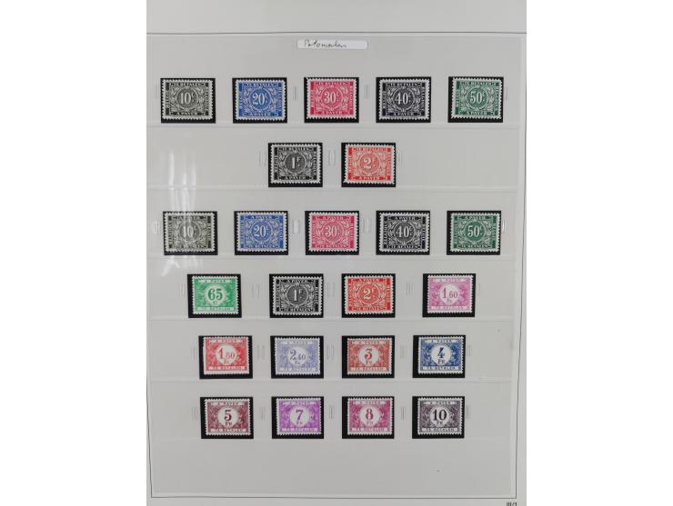 1849/1990, comprehensive mint and used collection in nine binders, except some issues more than complete, showing a deeply sc