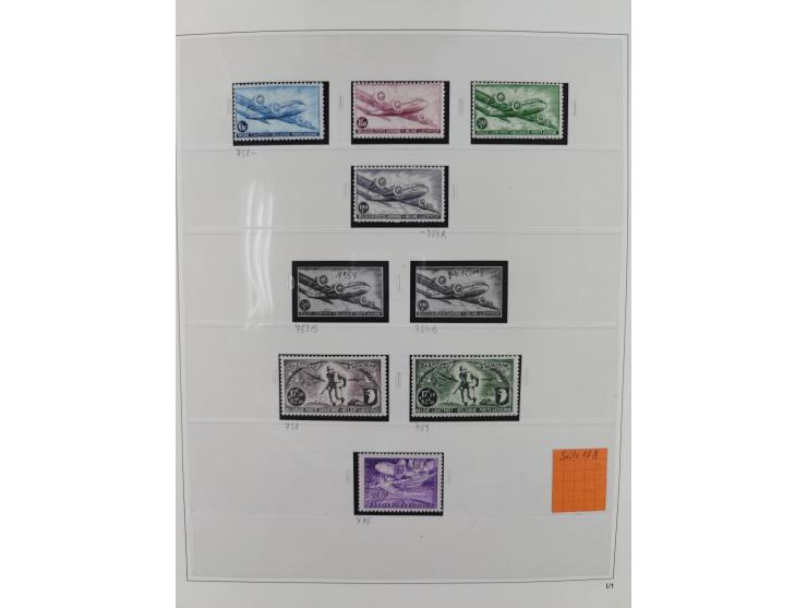 1849/1990, comprehensive mint and used collection in nine binders, except some issues more than complete, showing a deeply sc