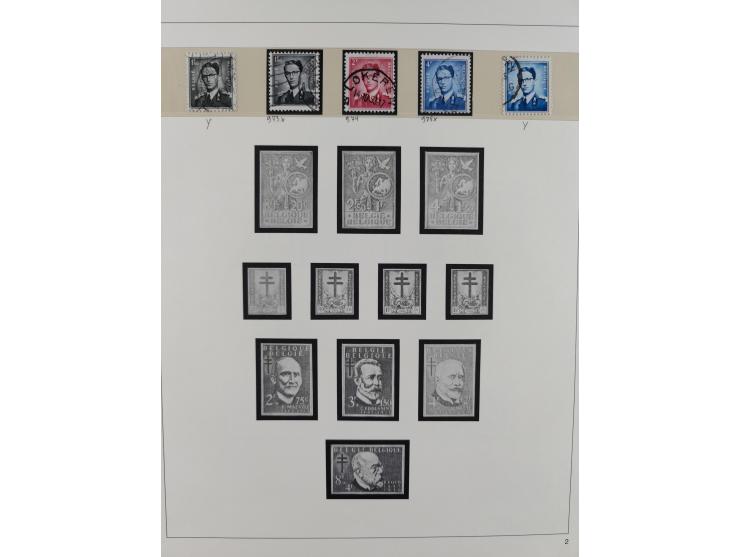 1849/1990, comprehensive mint and used collection in nine binders, except some issues more than complete, showing a deeply sc