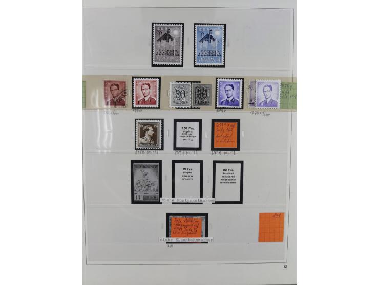 1849/1990, comprehensive mint and used collection in nine binders, except some issues more than complete, showing a deeply sc