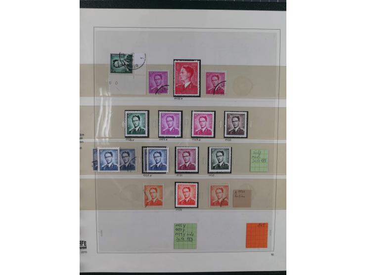 1849/1990, comprehensive mint and used collection in nine binders, except some issues more than complete, showing a deeply sc