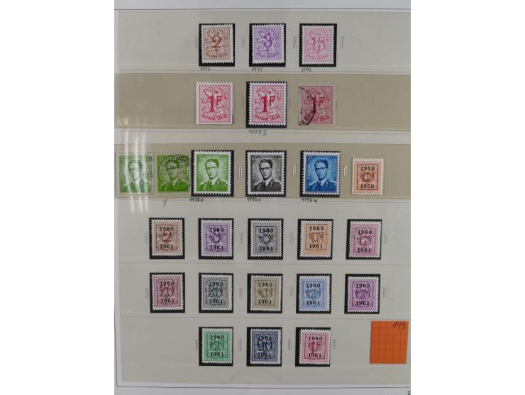 1849/1990, comprehensive mint and used collection in nine binders, except some issues more than complete, showing a deeply sc