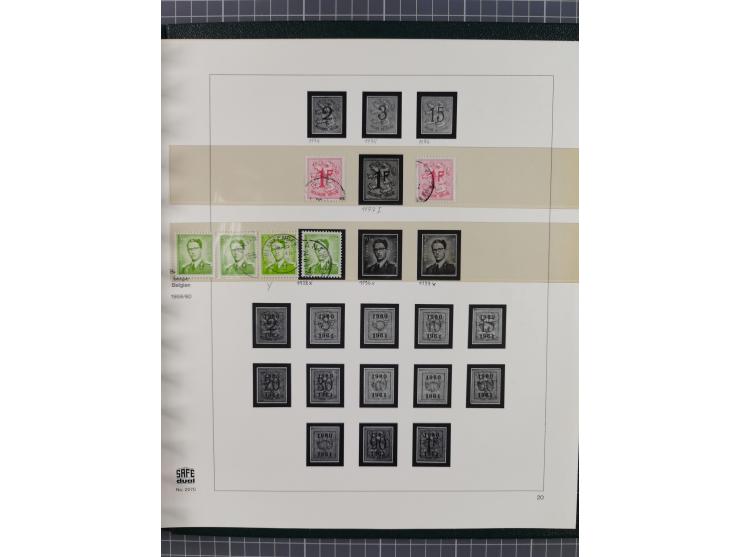 1849/1990, comprehensive mint and used collection in nine binders, except some issues more than complete, showing a deeply sc