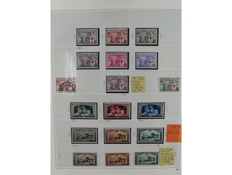 1849/1990, comprehensive mint and used collection in nine binders, except some issues more than complete, showing a deeply sc