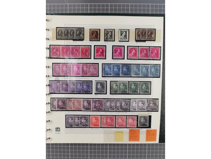 1849/1990, comprehensive mint and used collection in nine binders, except some issues more than complete, showing a deeply sc