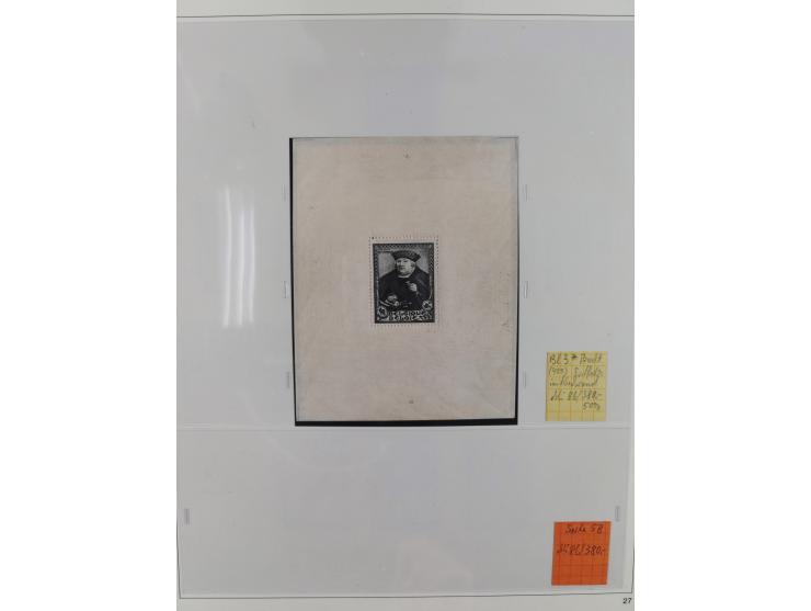 1849/1990, comprehensive mint and used collection in nine binders, except some issues more than complete, showing a deeply sc