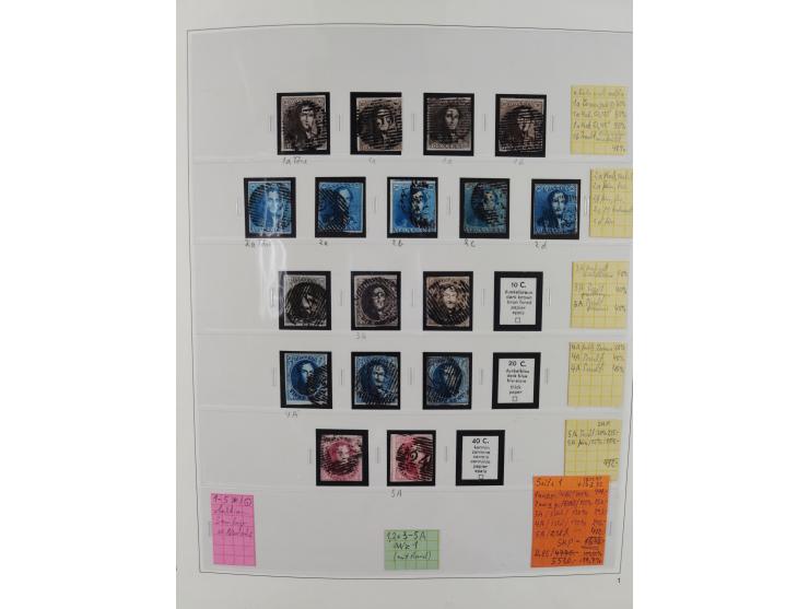 1849/1990, comprehensive mint and used collection in nine binders, except some issues more than complete, showing a deeply sc