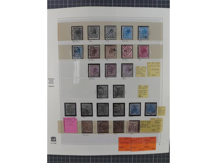 1849/1990, comprehensive mint and used collection in nine binders, except some issues more than complete, showing a deeply sc