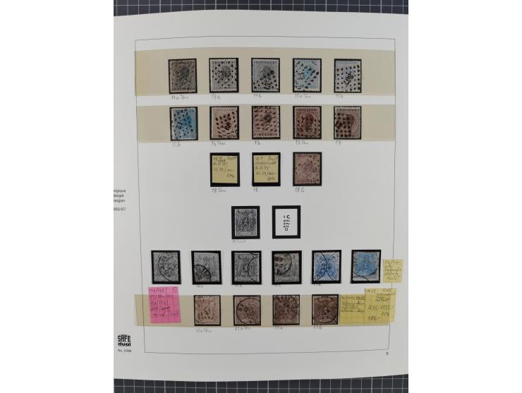 1849/1990, comprehensive mint and used collection in nine binders, except some issues more than complete, showing a deeply sc