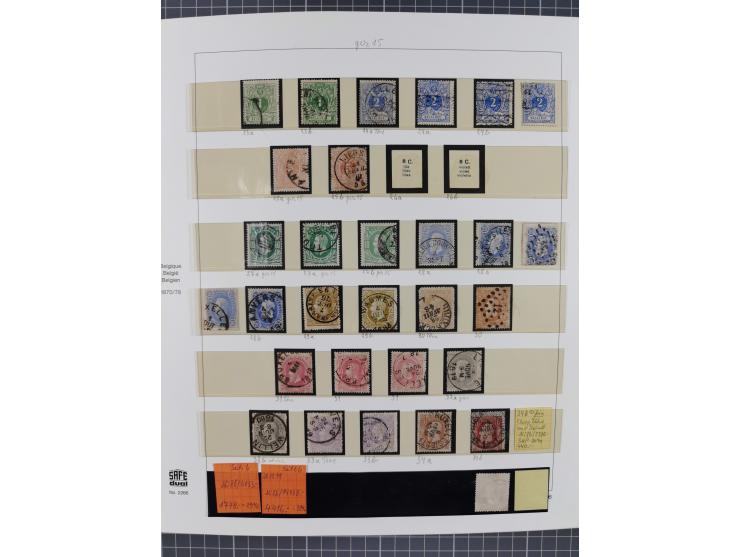 1849/1990, comprehensive mint and used collection in nine binders, except some issues more than complete, showing a deeply sc