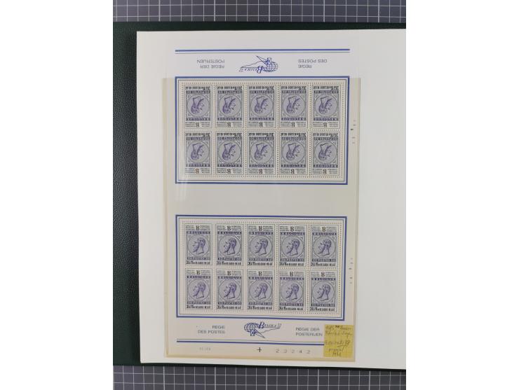 1849/1990, comprehensive mint and used collection in nine binders, except some issues more than complete, showing a deeply sc