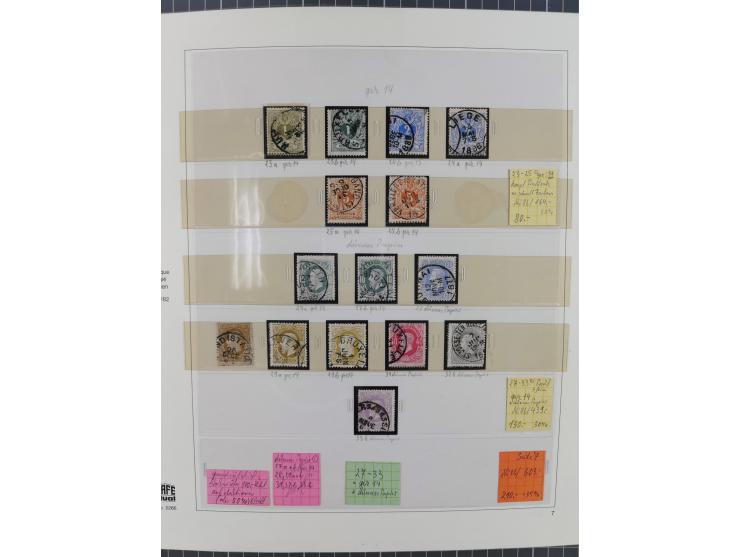 1849/1990, comprehensive mint and used collection in nine binders, except some issues more than complete, showing a deeply sc