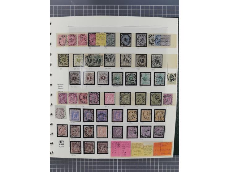 1849/1990, comprehensive mint and used collection in nine binders, except some issues more than complete, showing a deeply sc