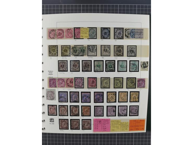 1849/1990, comprehensive mint and used collection in nine binders, except some issues more than complete, showing a deeply sc