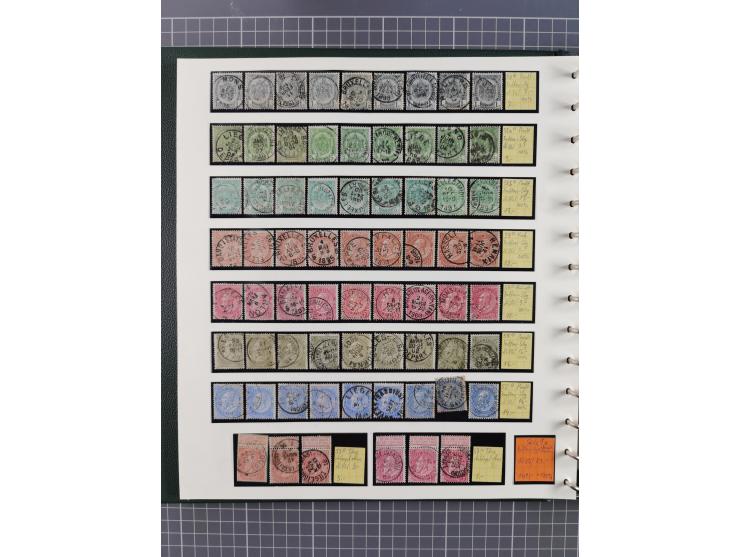 1849/1990, comprehensive mint and used collection in nine binders, except some issues more than complete, showing a deeply sc