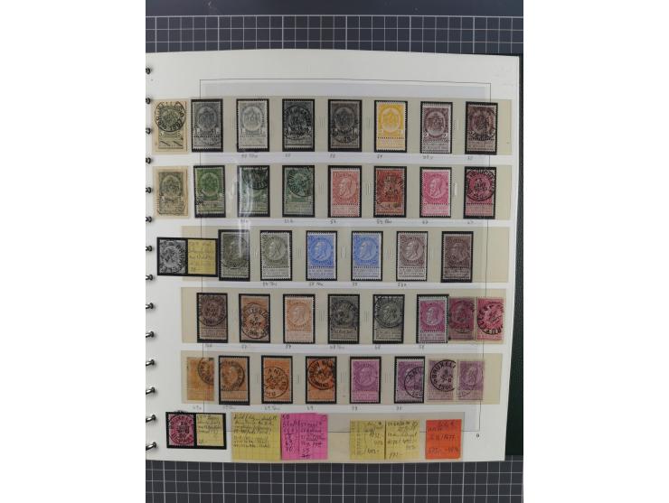 1849/1990, comprehensive mint and used collection in nine binders, except some issues more than complete, showing a deeply sc