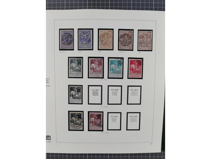 1849/1990, comprehensive mint and used collection in nine binders, except some issues more than complete, showing a deeply sc