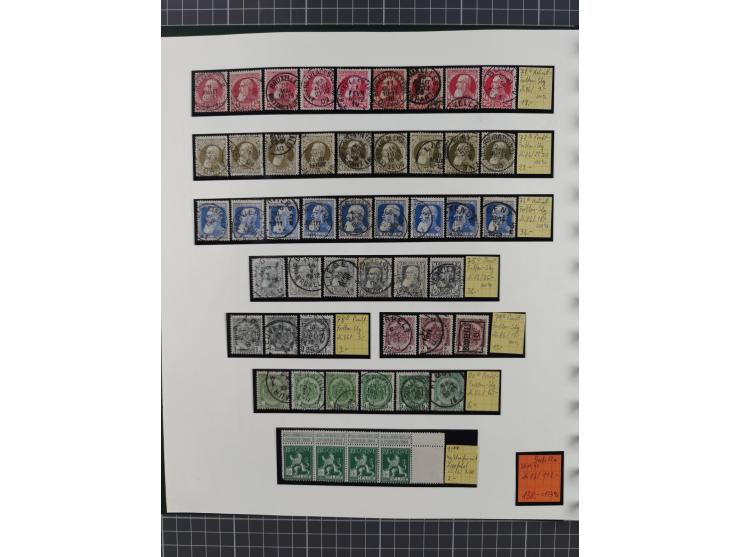 1849/1990, comprehensive mint and used collection in nine binders, except some issues more than complete, showing a deeply sc