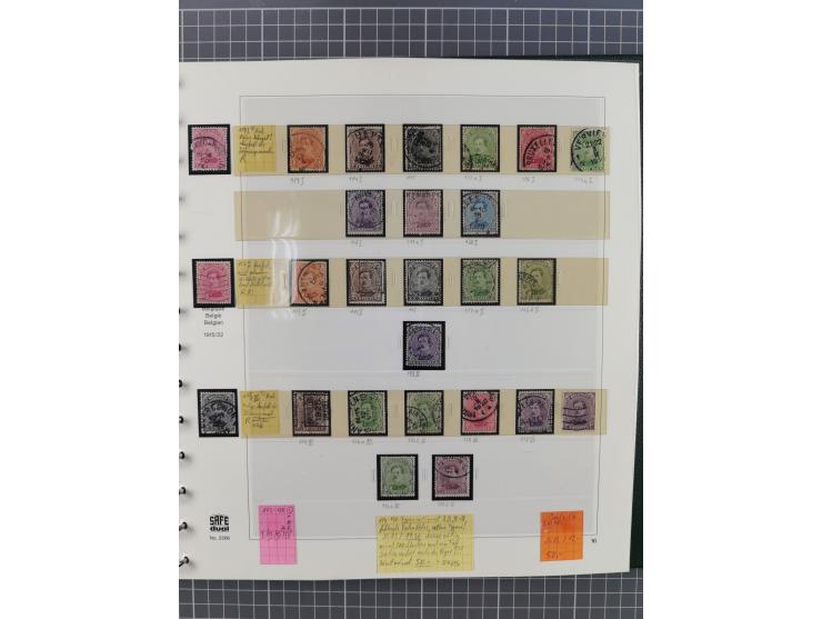 1849/1990, comprehensive mint and used collection in nine binders, except some issues more than complete, showing a deeply sc