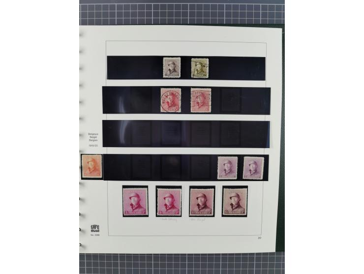 1849/1990, comprehensive mint and used collection in nine binders, except some issues more than complete, showing a deeply sc