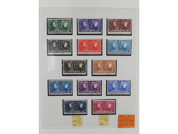 1849/1990, comprehensive mint and used collection in nine binders, except some issues more than complete, showing a deeply sc