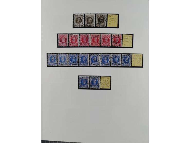 1849/1990, comprehensive mint and used collection in nine binders, except some issues more than complete, showing a deeply sc