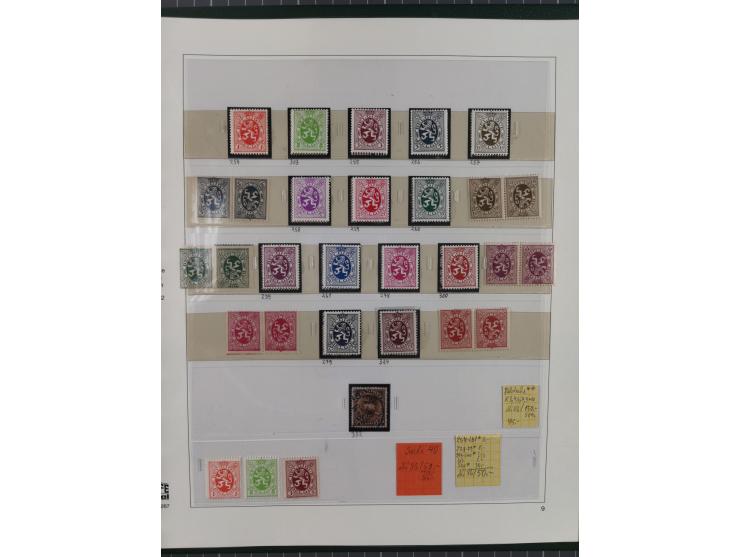 1849/1990, comprehensive mint and used collection in nine binders, except some issues more than complete, showing a deeply sc