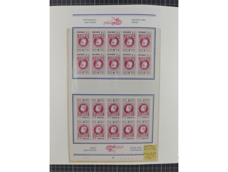 1849/1990, comprehensive mint and used collection in nine binders, except some issues more than complete, showing a deeply sc