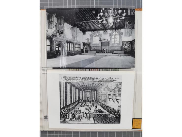 1949/1968, postfrische und gestempelte Sammlung im Ringbinder, parallel in beiden Erhaltungen geführt, Posthorn-Satz postfris