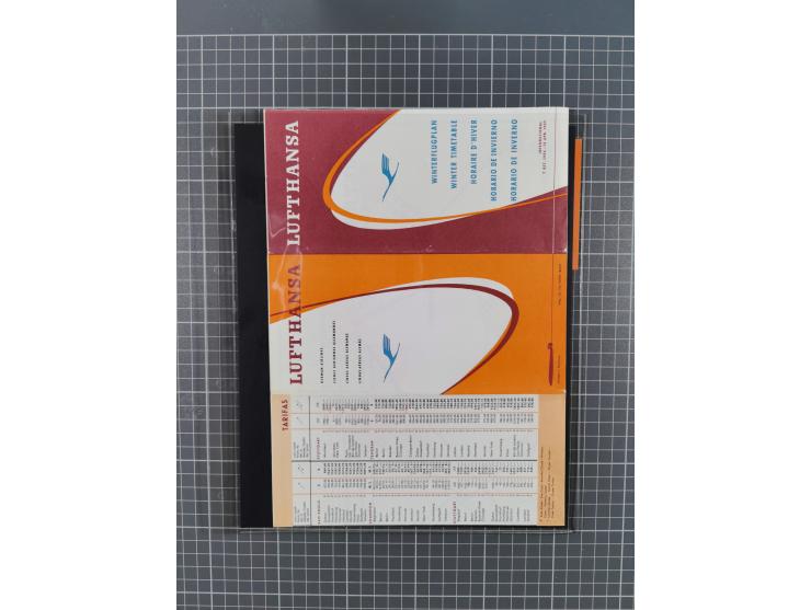 1952/1971, umfangreiche Sammlung von ca. 1.380 Luftpostbelegen mit Erst- und Sonderflügen, u.a. SAS, Sabena, BOAC, Interflug 