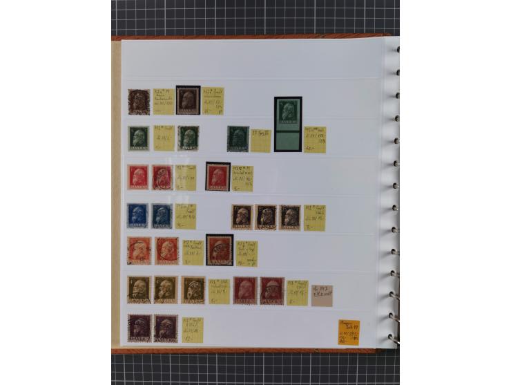 1849/1920, gestempelte und ungebrauchte Sammlung mit allen Gebieten von Baden bis Württemberg, immer gut besetzt mit besseren